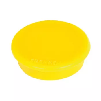 Aimant pour tableau blanc FRANKEN 13 mm Jaune force de maintien 100 g lot de 10