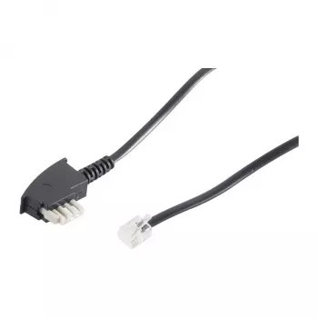 ShiverPeaks S-Impuls câble téléphonique - TAE-N (S) vers RJ-11 (2 broches) - 3 m - blanc