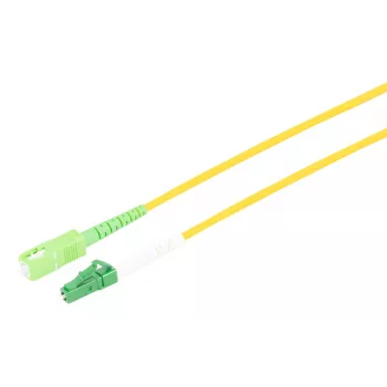 S CONN Maximum Connectivity LWL Patch Cable Simplex LC/APC to SC/APC OS2 1.5m