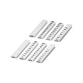 Phoenix Contact ZBF 4 bande de marquage plate pour bornier, blanche, 4 mm, numéros 1-10, 10 pièces (0808626:0001)
