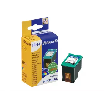 Cartouche d'encre remanufacturée Pelikan pour HP 343 (CB338EE) - tricolore