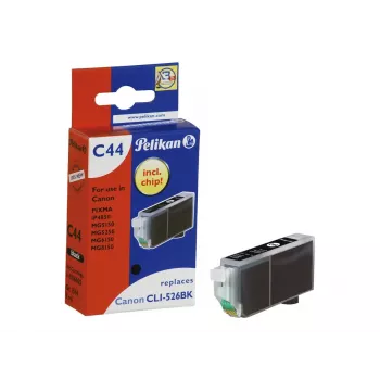 Cartouche d'encre compatible Pelikan pour Canon CLI-526BK noire 9 ml rendement standard