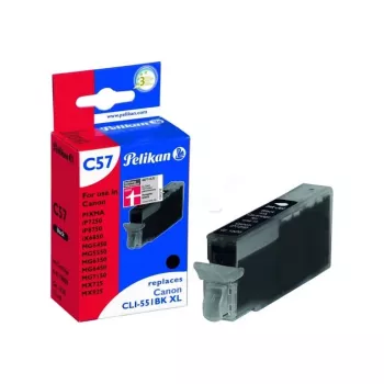 Cartouche d'encre Pelikan pour Canon CLI-551BK XL noire grande capacité compatible
