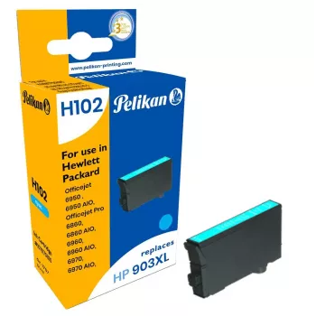 Cartouche d'encre compatible Pelikan pour HP 903XL (T6M03AE), cyan