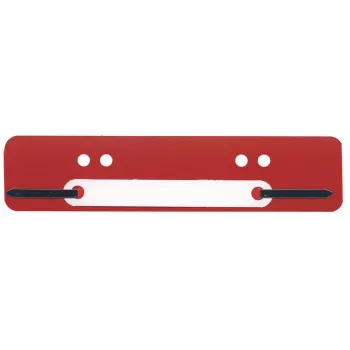 Wekre 100 attaches-lettres rouge plastique