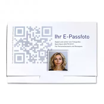 DAIBER chemise photo d'identité E-Passfoto-PORTRAIT 14028 - lot de 50