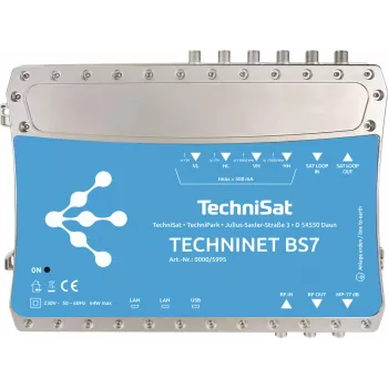 TechniSat TechniNet BS7 station de tête compacte numérique 16 voies DVB-S(2) / DVB-C (0000/5995)