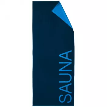 Dyckhoff Drap de sauna bleu 80x200 cm 500 g/m²