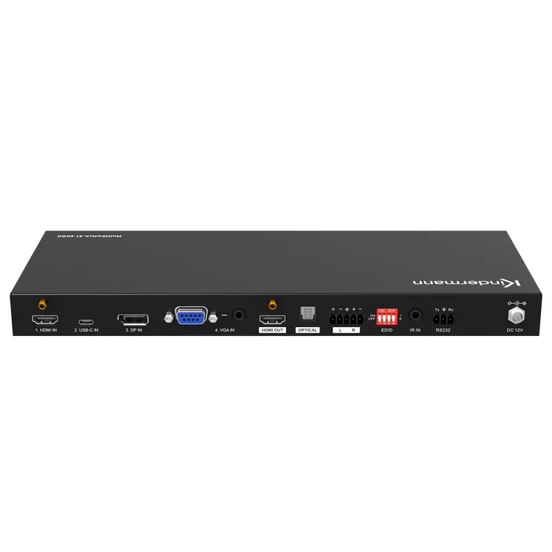 Kindermann MultiSwitch 41 Commutateur HDMI 4K60 4x1