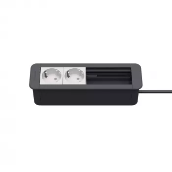 Kindermann CablePort Office cadre 4 voies 2x prise de courant KIN 7551000202