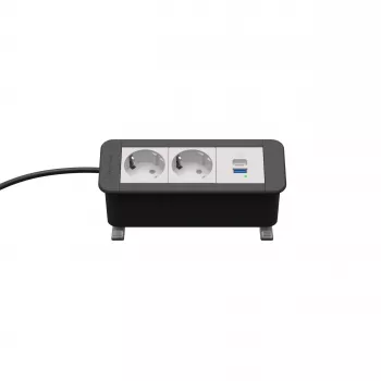 Module de charge Kindermann CP Office Desk 3fa 2x prise 1x USB PD (7550000132)