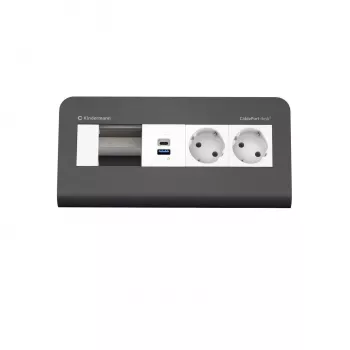 Kindermann CP desk² 80 4 voies 2x alimentation USB (7430001372)