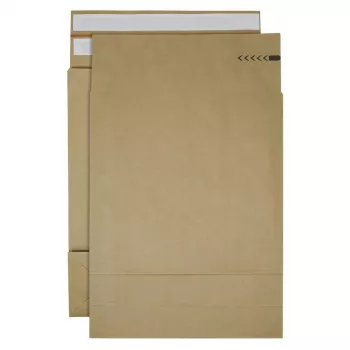 Enveloppes d'expédition à soufflet e-Green Bong env. DIN C3 sans fenêtre marron avec soufflet 12,0 cm 200 pièces