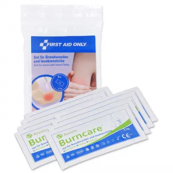 Gel pour brûlures First Aid Only P-91401 00 transparent 8 sachets