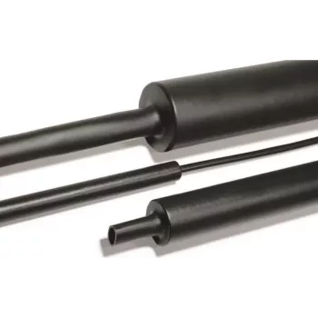 Gaine thermorétractable HellermannTyton 323-50750 avec adhésif, noire, 75 mm (fournie), 22 mm (rétractée), taux de rétreint 4:1, longueur 1 m