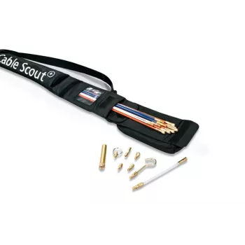 Kit de luxe HellermannTyton Cable Scout 2x4/6x5/2x6x1000mm CS-SD, 1 pièce