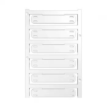 Weidmüller SFX 11/60 MC NE WS Conductor Marker, 60 x 11 mm, PA66, White, 60 pcs