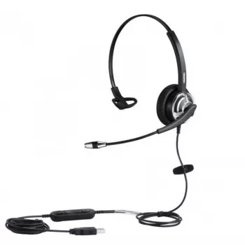 ALLNET 8805-8.1MS - Casque - Serre-tête - Bureau/Centre d'appels - Noir - Monophonique - Filaire