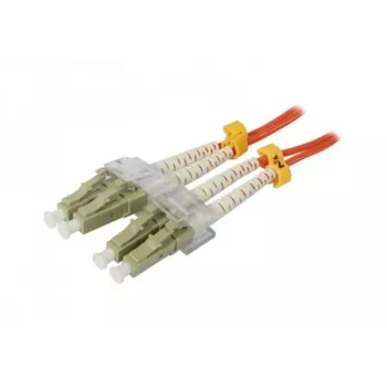 Câble de raccordement fibre optique SYNERGY21 10 m OM2 LC duplex orange