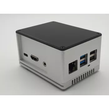 ALLNET Rock Pi boîtier aluminium ecoPI PRO HP argent (RockPi_GH_PROHP_SV)