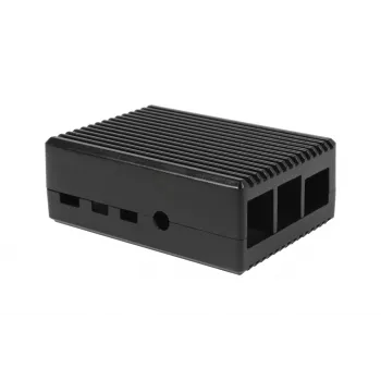 Kit boîtier ALLNET pour Raspberry Pi 4, aluminium, refroidissement passif, noir