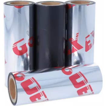 GODEX C.ITOH Godex ruban transfert thermique série 265 - cire/résine - noir - 57 mm x 74 m - enroulement extérieur