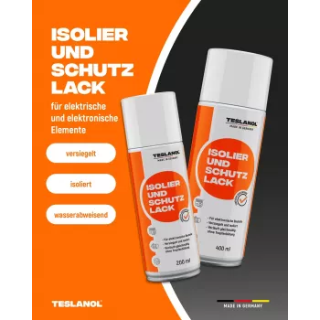 Spray vernis isolant et protecteur Teslanol T7 200 ml