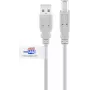 Câble USB 2.0 Goobay 2m gris