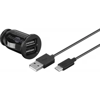 Adaptateur secteur pour voiture GOOBAY