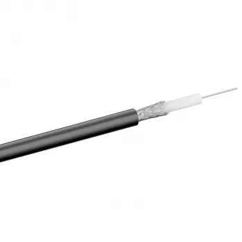 Câble d'antenne coaxial VALUE Secomp en vrac 100 m 75 Ohm blanc
