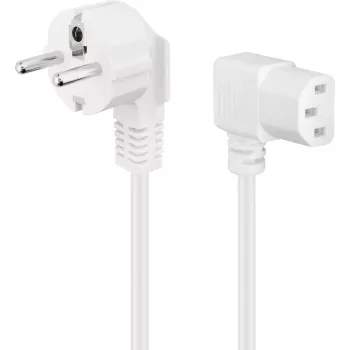 Câble d'alimentation Goobay 3m blanc