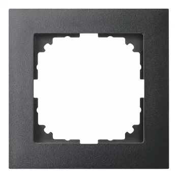 Cadre Merten M-Pure 1 poste, noir mat, MEG4010-3603