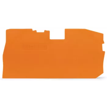 Plaque de recouvrement pour bornes WAGO 2016-7192 - orange - 1 mm - 69 mm - 38 mm - 2,42 g