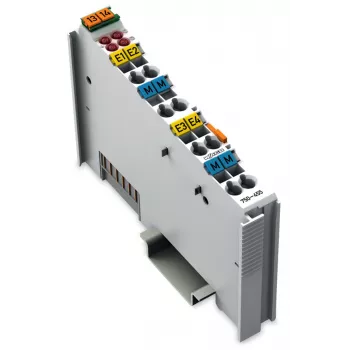 WAGO 750-455 module d'entrée analogique 4 canaux, 0,5 kV, 32 V, 12 bits, 100 Ohm