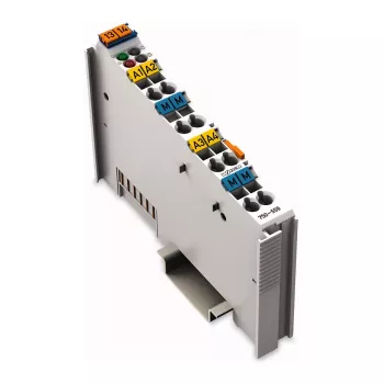 WAGO 750-559 module de sortie analogique - 4 canaux, 0-10 V, 12 bits, isolation système 500 V, temps de réponse 10 ms, CAGE CLAMP