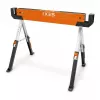 Tréteau pliant Scheppach IXES IX-UTS600, support de sciage pour bois, 2 pièces