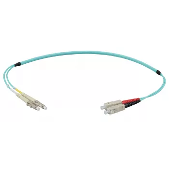 Câble de raccordement fibre optique duplex OM3 EFB Elektronik IPL-DF-LCUSCU-3-0500, LC/SC, 5 m