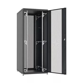 Armoire serveur et armoire réseau EFB Elektronik PRO 42U 19 pouces noir profond RAL 9005 800x1000 mm