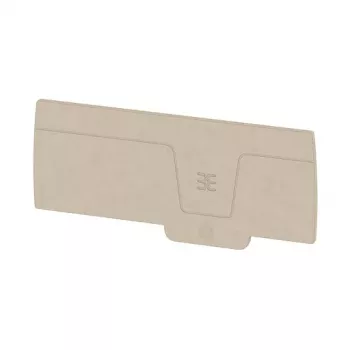 Plaque d'extrémité Weidmüller AEP 3C 10/16 pour série A, beige foncé
