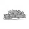 WAGO 2003-6646 Borne d'installation multiniveau, N/L/PE, 2,5 mm², Push-in CAGE CLAMP, gris
