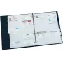 Eichner Portefeuille pour cartes de visite DIN A4 bleu, 1 pièce
