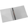 Classeur de présentation à anneaux Eichner 2 anneaux gris-transparent