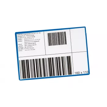 Eichner Label Pockets, Blue, 22.0 x 10.5 cm, 10 pcs