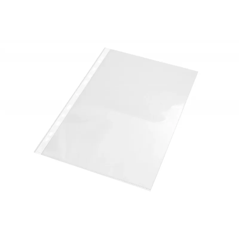 Eichner 100 pochettes perforées cristal transparent lisse