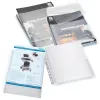 Chemises documentaires extensibles Eichner, lot de 10, A4 transparentes en polypropylène