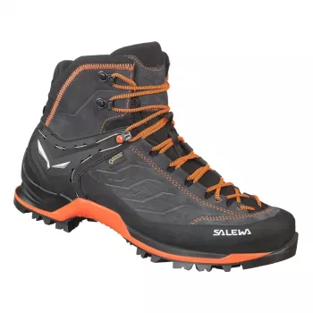 SALEWA chaussures de randonnée MTN Trainer Mid GTX - Asphalt/Fluo Orange - UK 10.5 (EU 45)