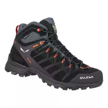 Chaussures SALEWA Alp Mate Mid WP Black Out Fluo Orange UK 12 (47)