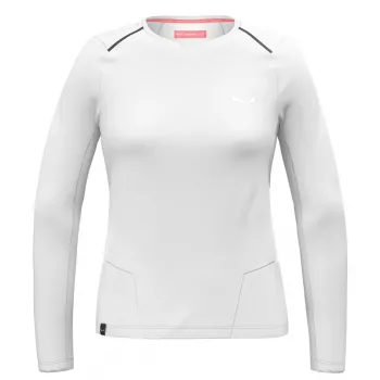 T-shirt manches courtes femme Salewa Pedroc Dry Tee - Blanc - taille S