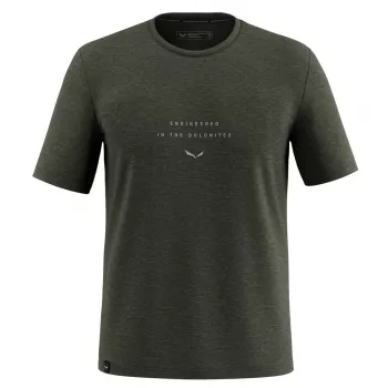 T-shirt Salewa Eagle Eitd AM - Dark Olive - Taille XL