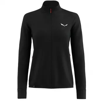 Veste Puez Waffle Hybrid PL Salewa pour femme, Black Out